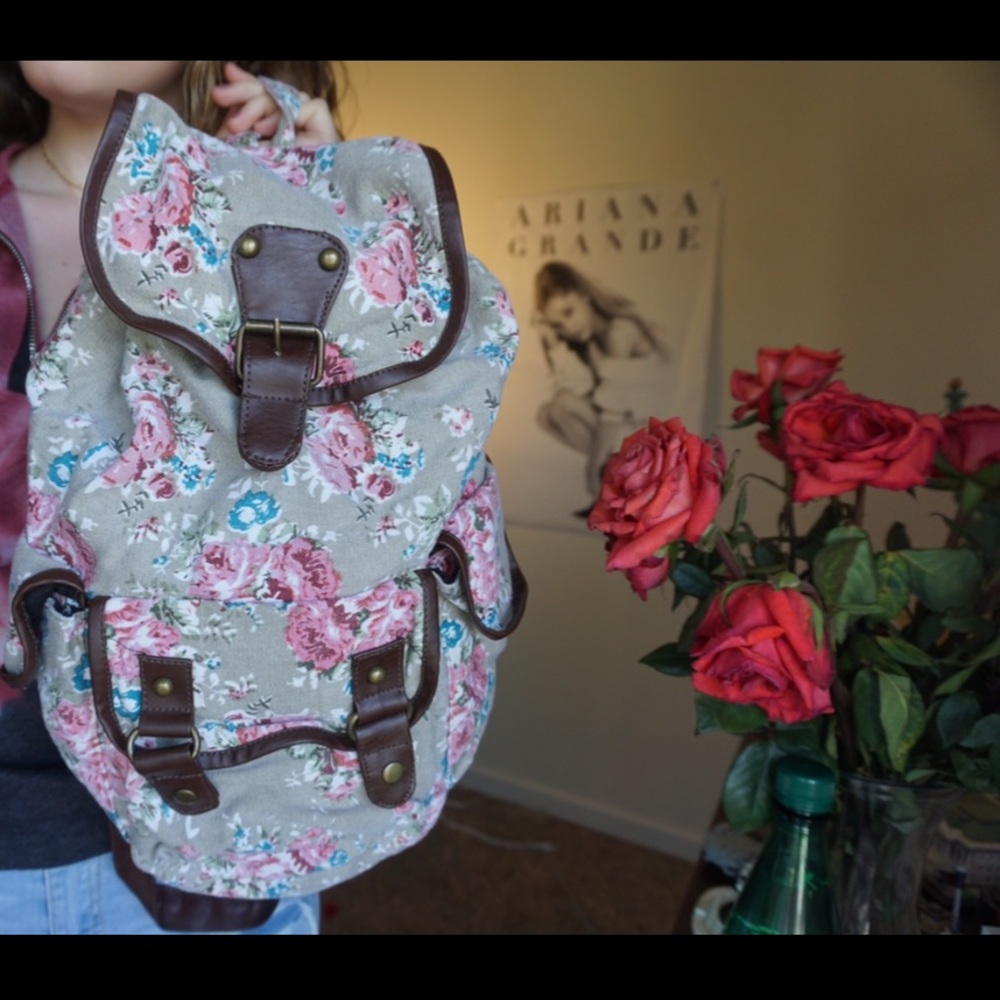 Floral Backpack
